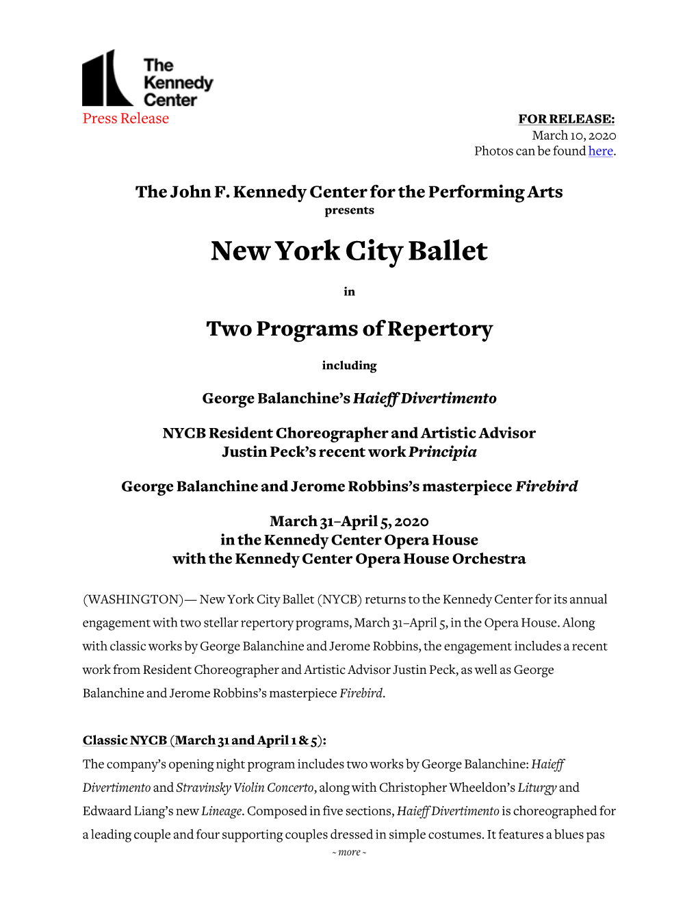 New York City Ballet