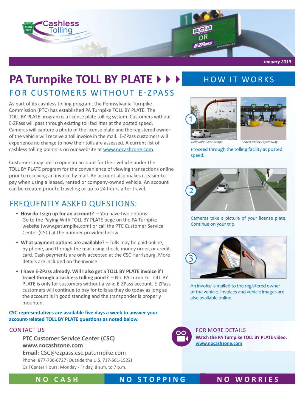 Toll by Plate Factsheet