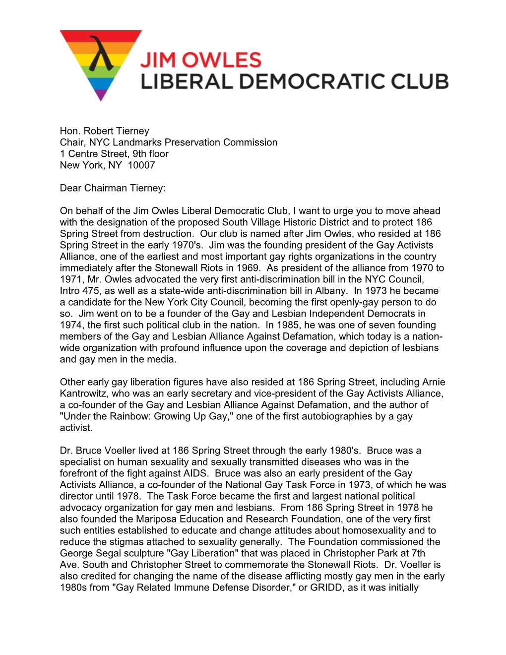 Jim Owles Liberal Democratic Club