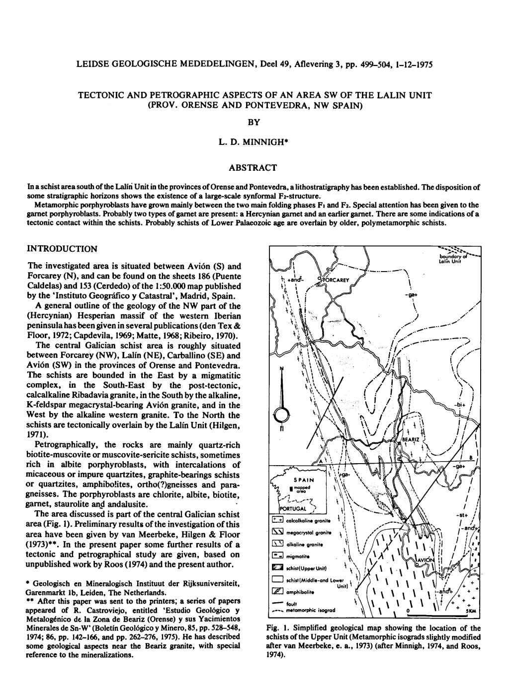 Orense and Pontevedra, Migmatitic Calcalkaline Ribadaviagranite, Inthe