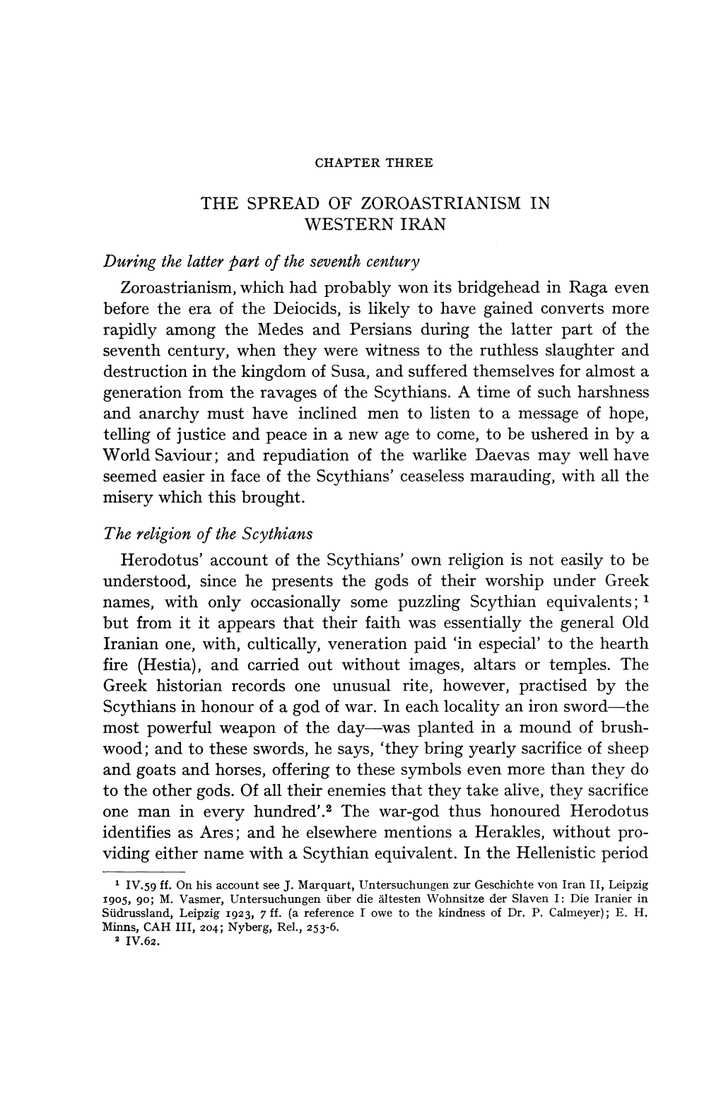 THE SPREAD of ZOROASTRIANISM in WESTERN IRAN During The