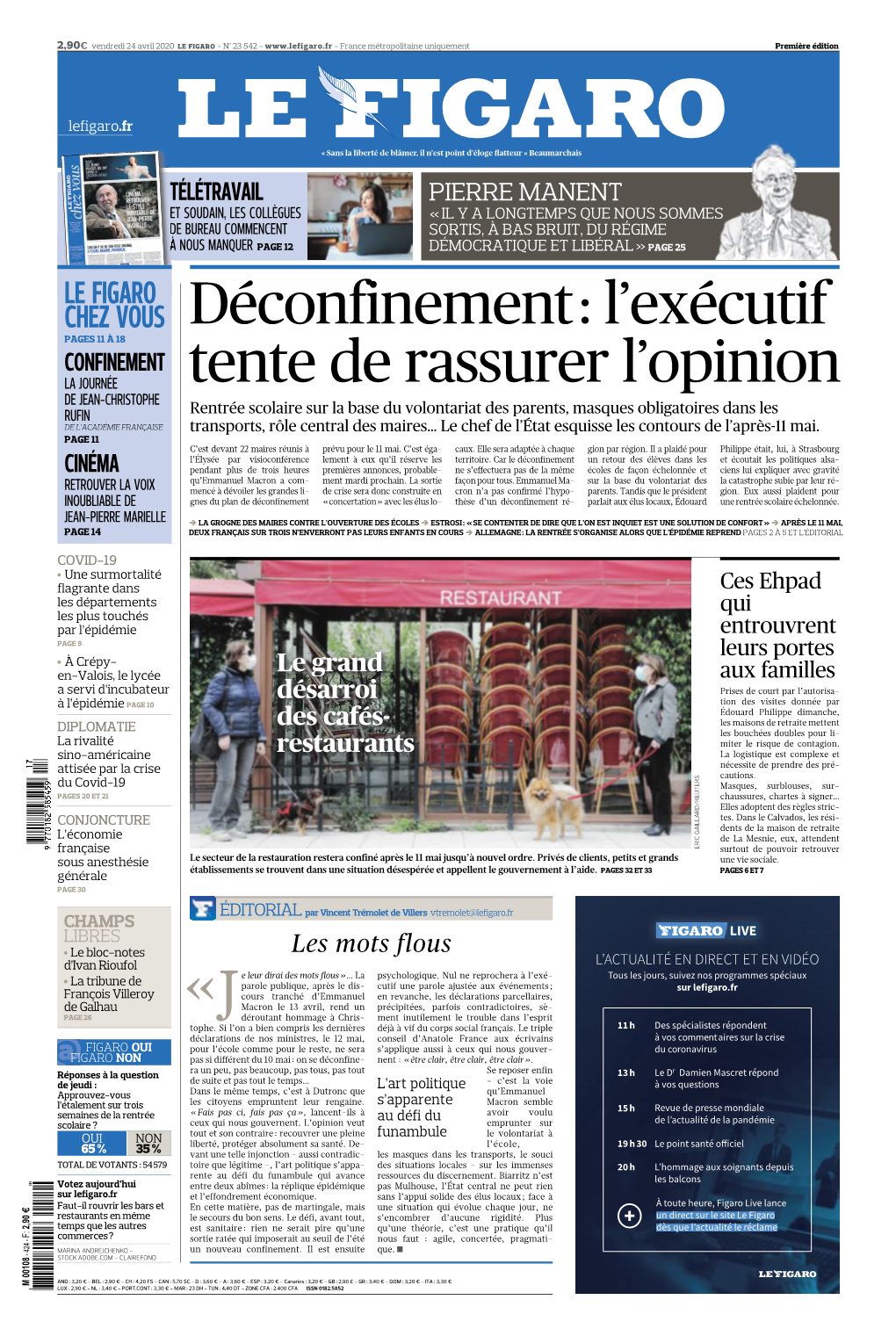 L'exécutif Tente De Rassurer L'opinion