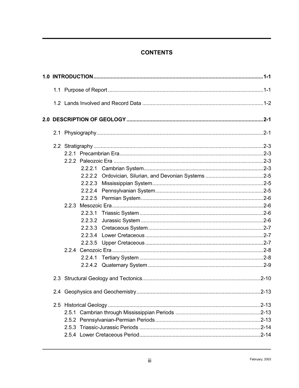 Mineral Occurrence and Development Potential Report Rawlins Resource