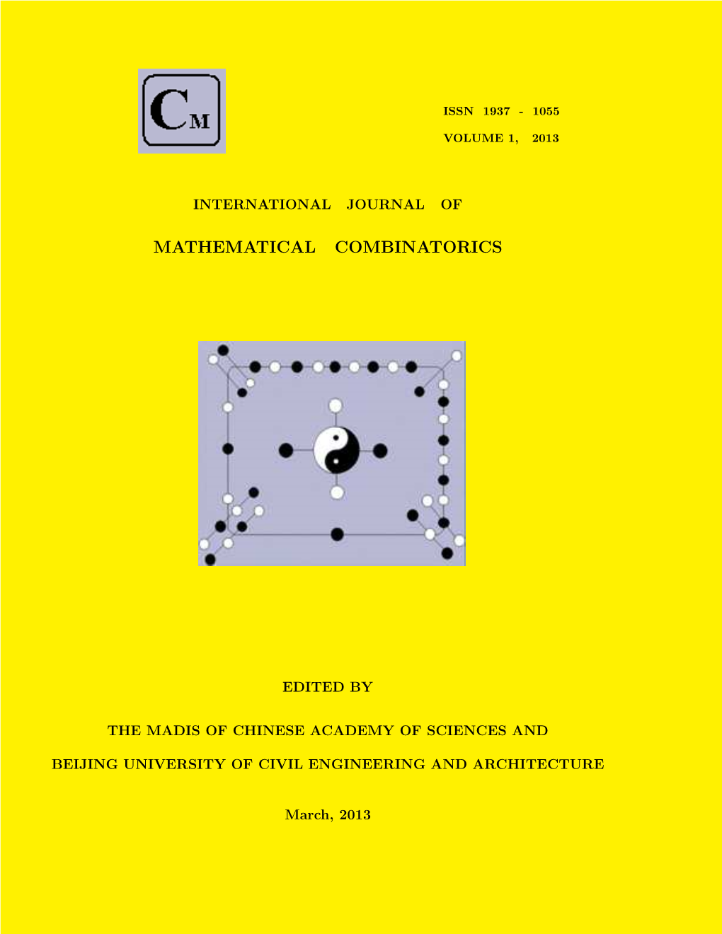 Mathematical Combinatorics
