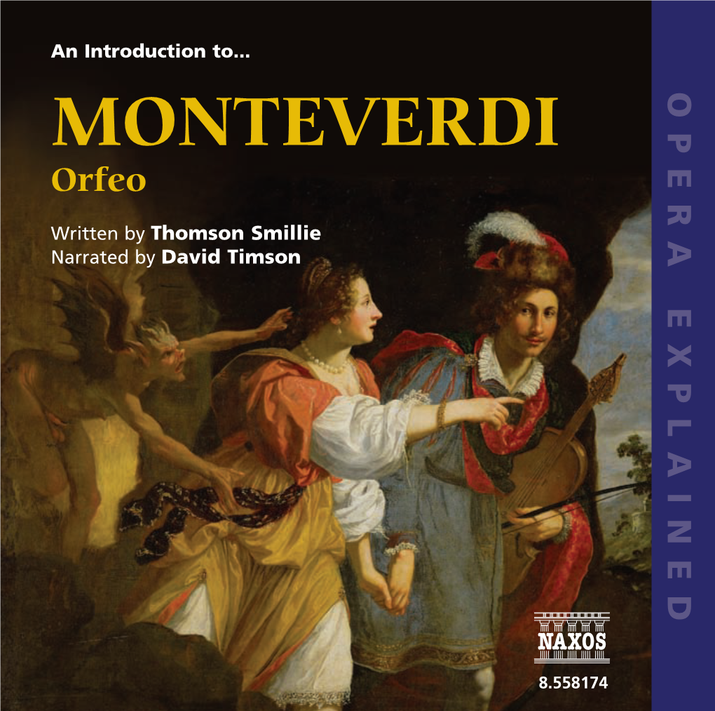 MONTEVERDI Orfeo