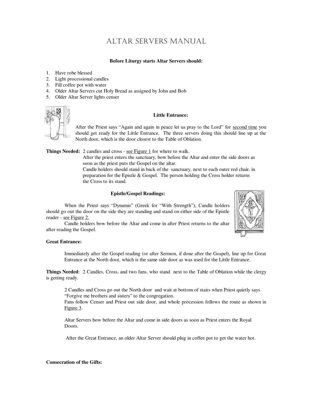 Altar Boy Manual