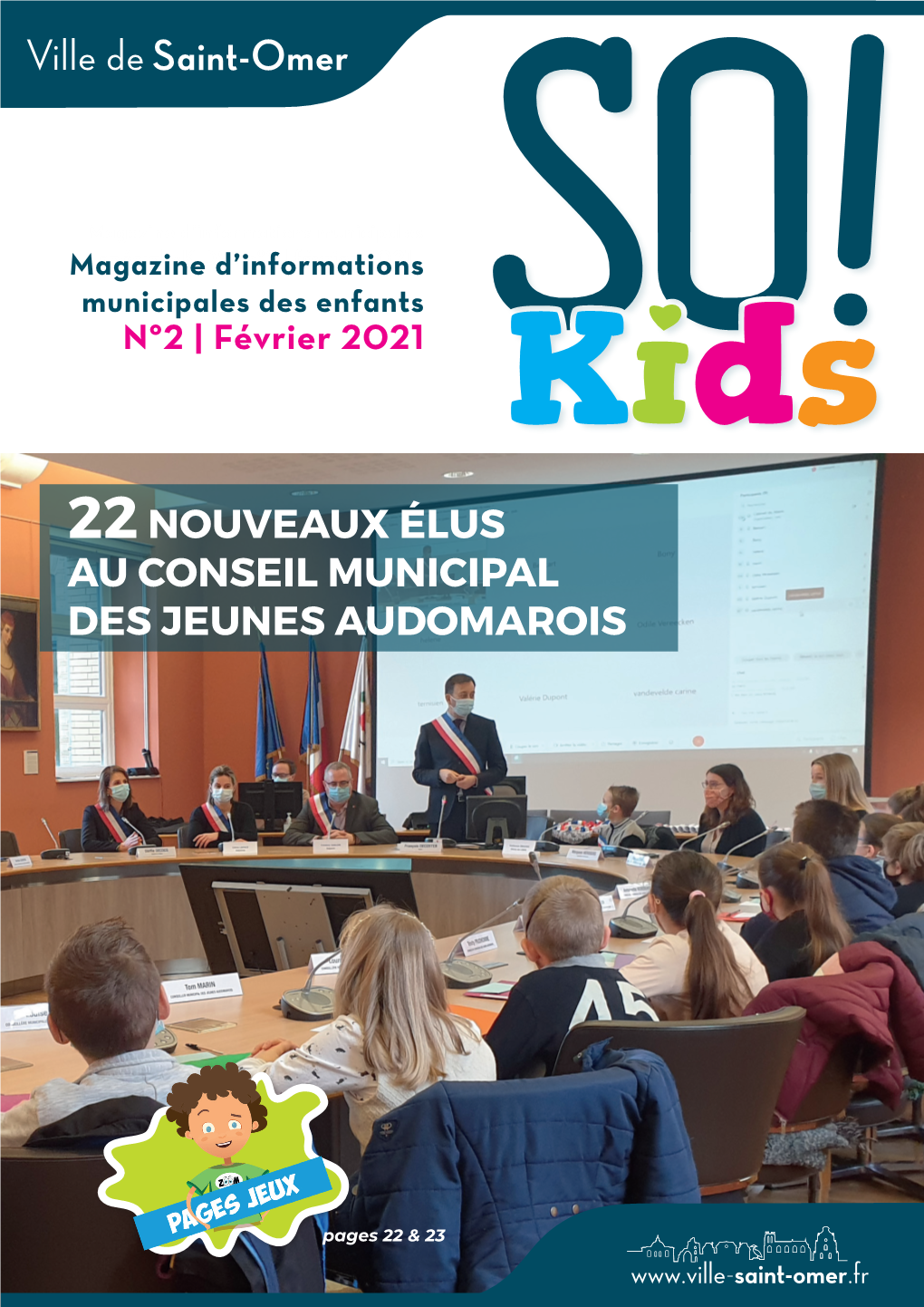 22Nouveaux Élus Au Conseil Municipal Des Jeunes Audomarois