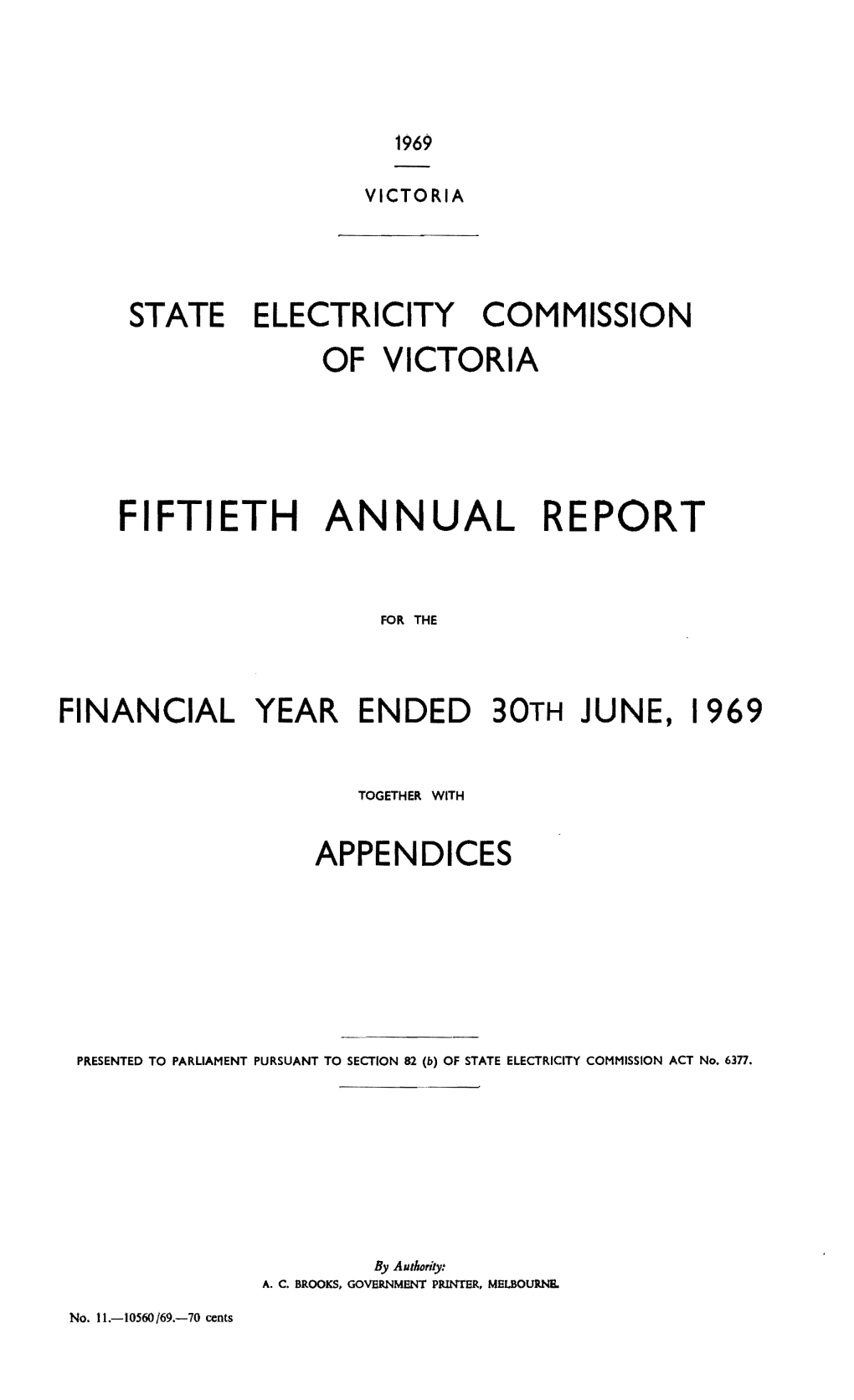 Fiftieth Annual Report