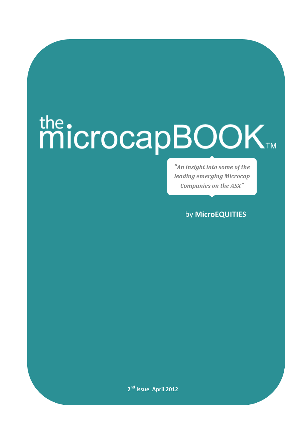 Microcapbook April 2012