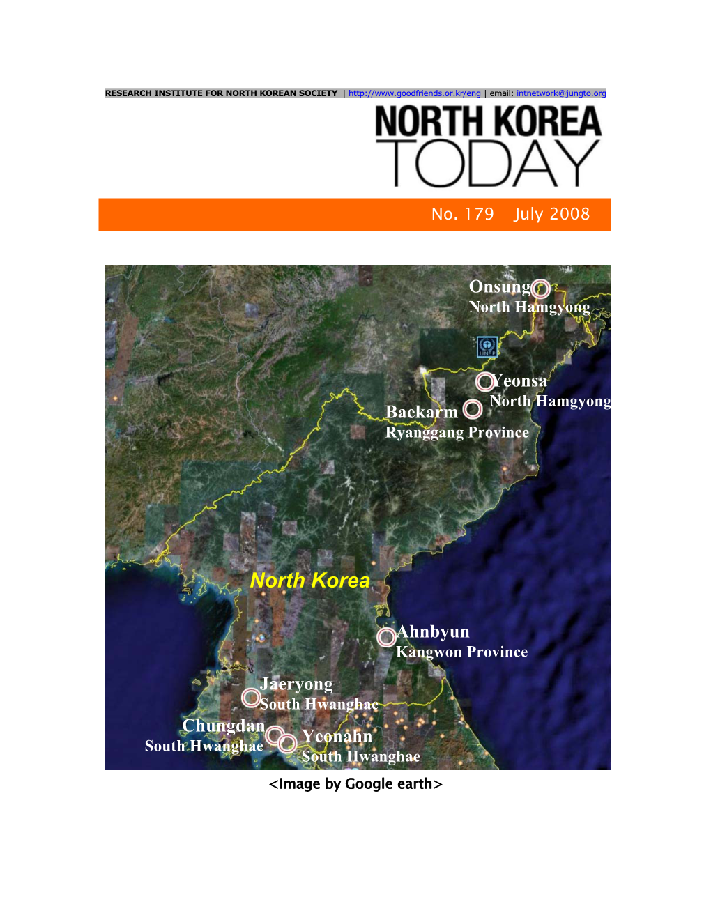 NORTH KOREAN SOCIETY | | Email: Intnetwork@Jungto.Org