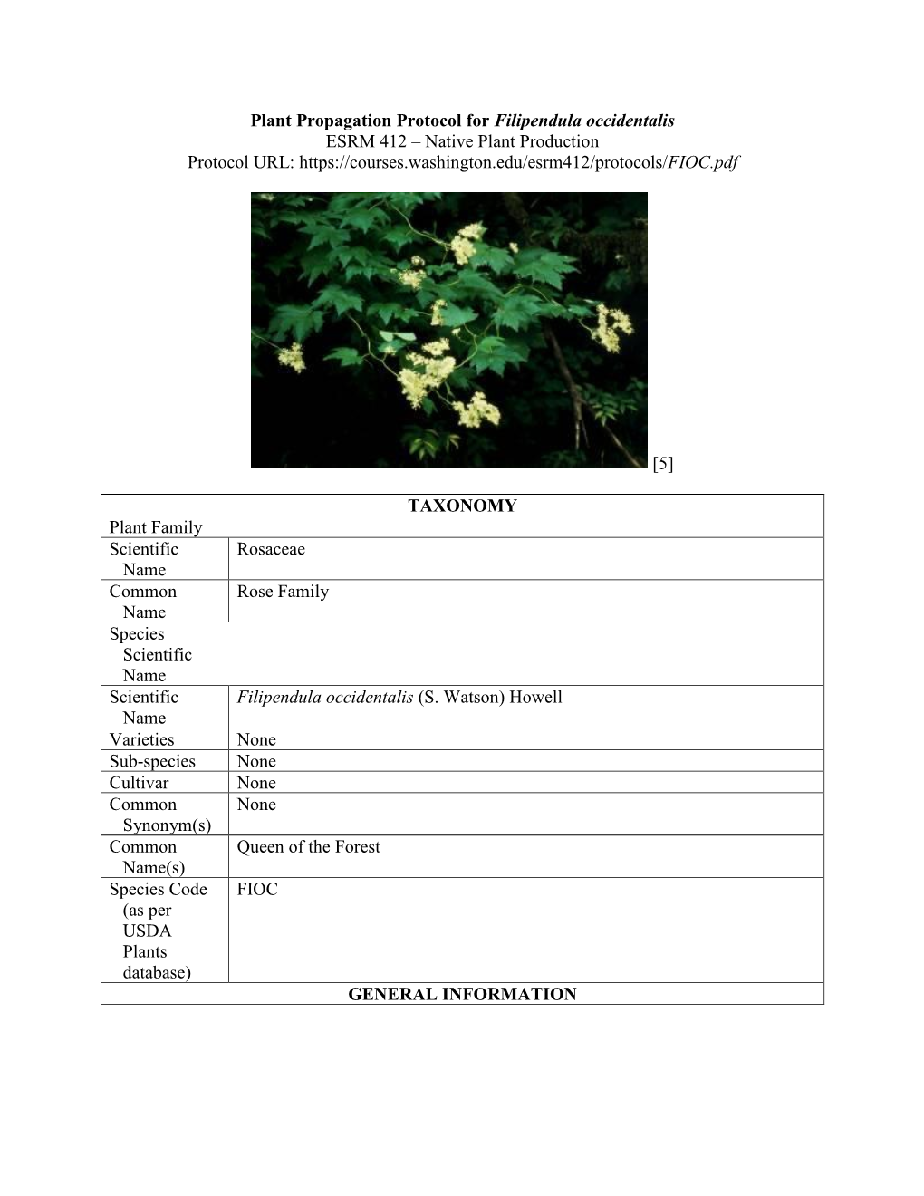 Draft Plant Propagation Protocol