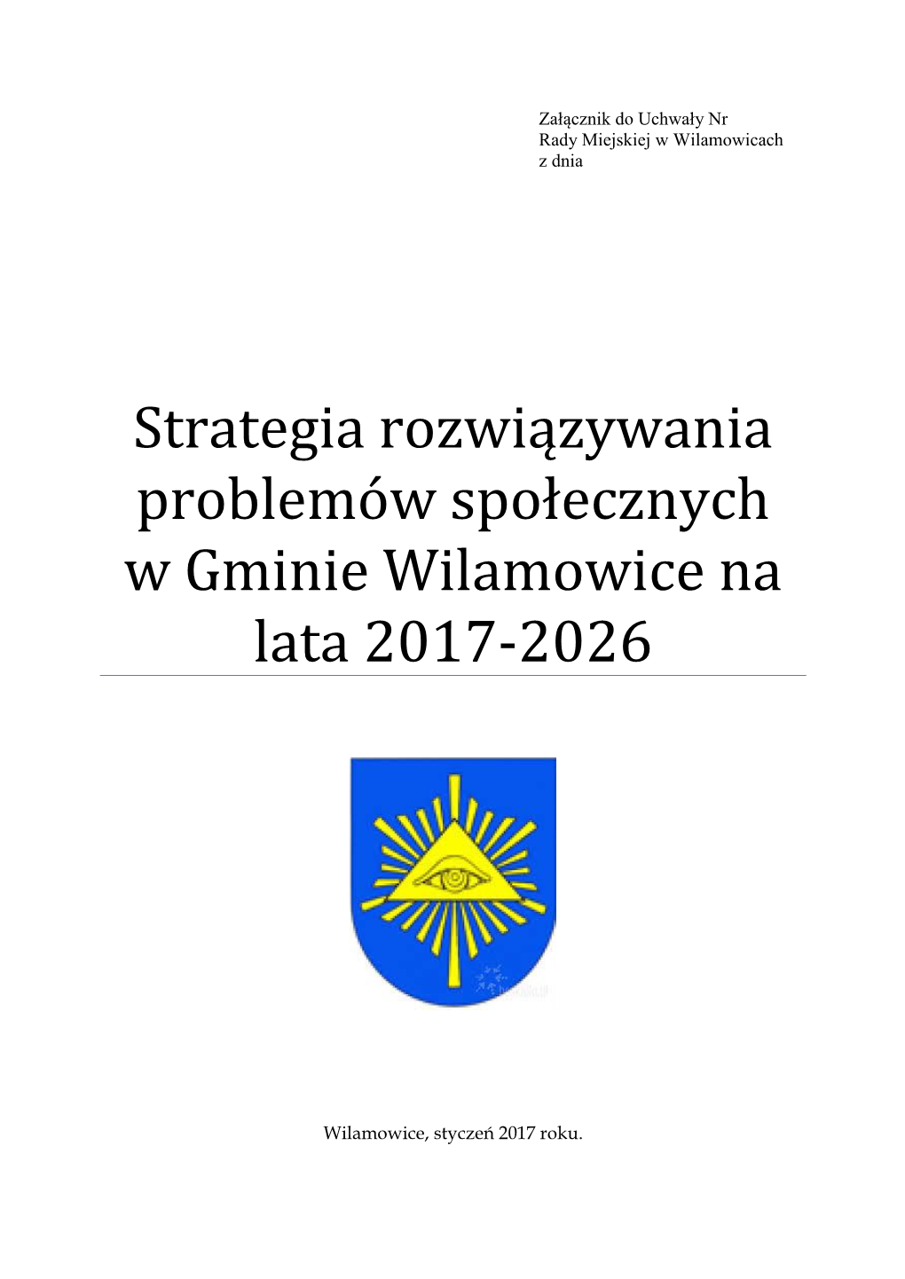 Strategia Rozwiązywania Problemów Społecznych Powiatu Bielskiego Na