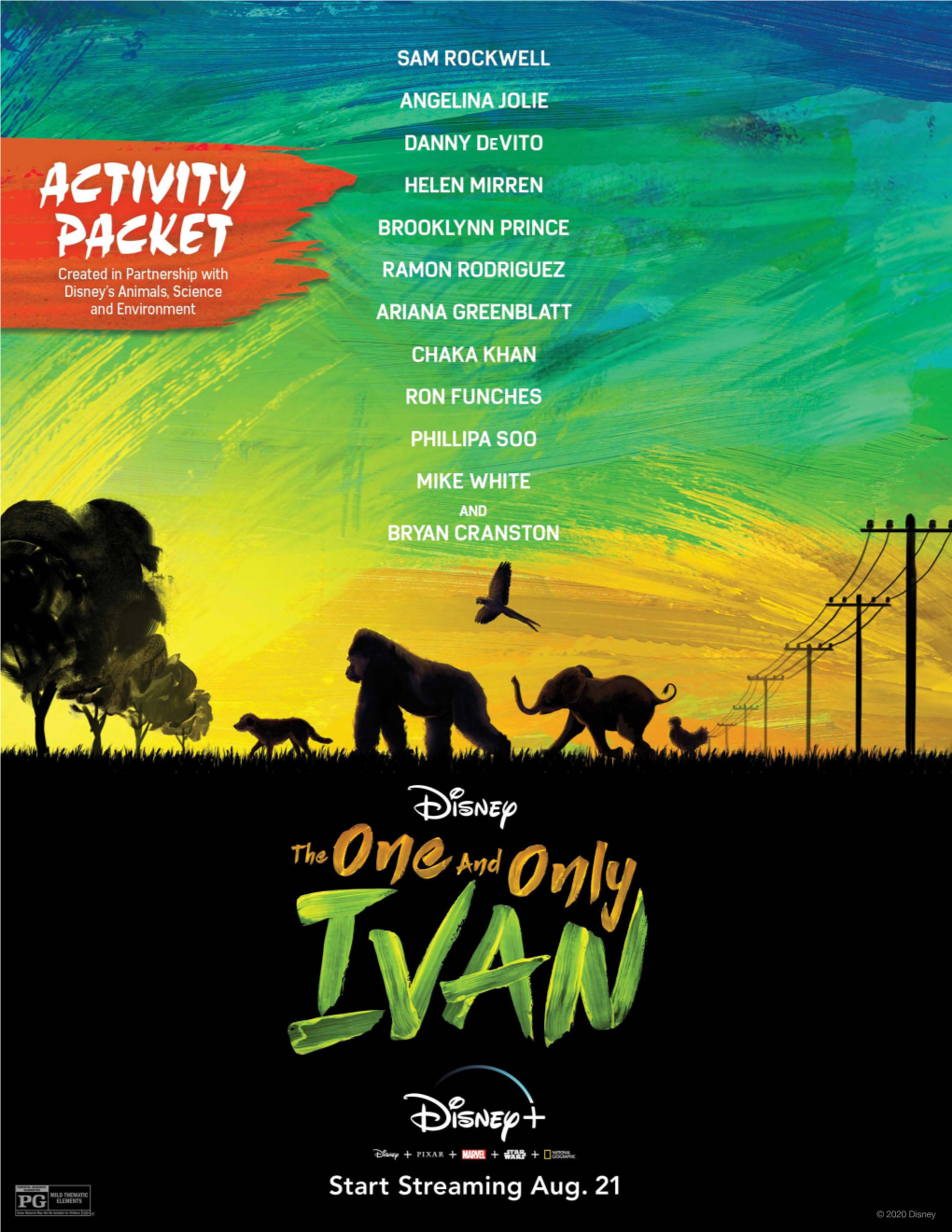 The One and Only Ivan Activity Packet