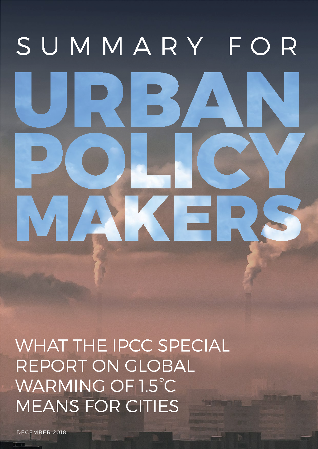 Summary for Urban Policymakers 6 // 30