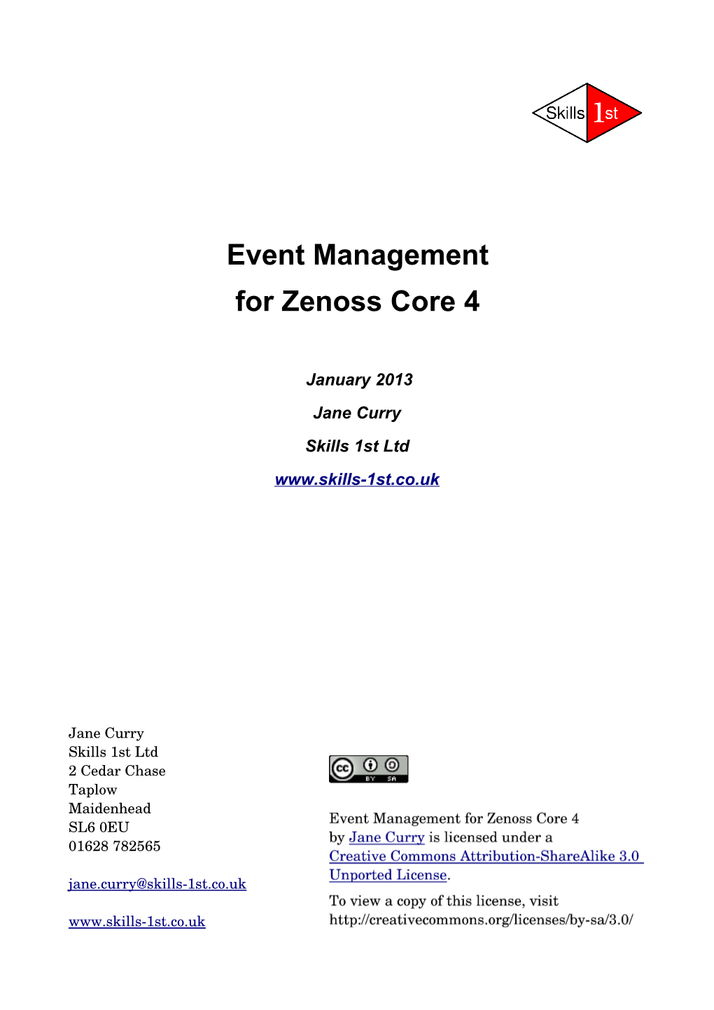 Event Management for Zenoss Core 4