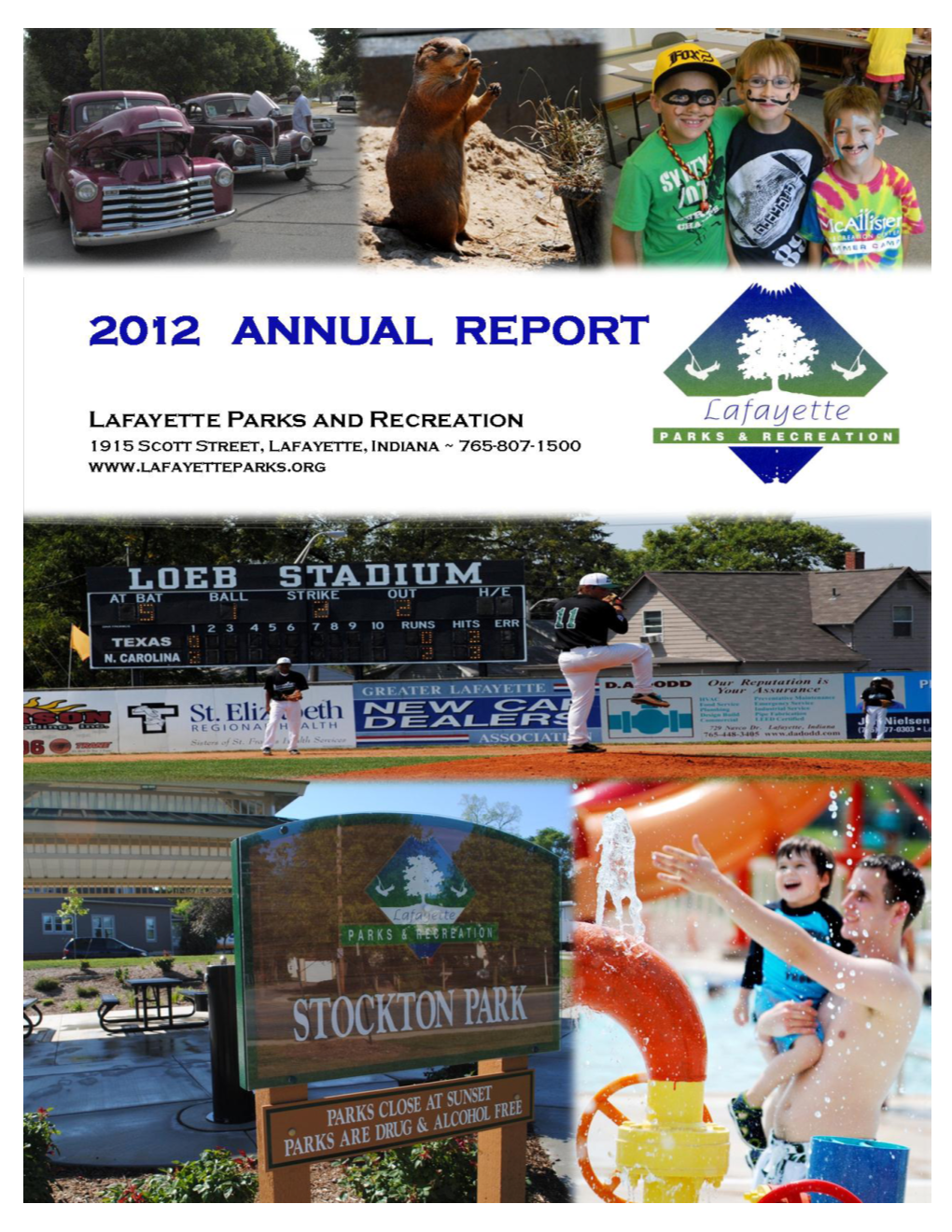 2012 Lafayette Parks Annual Report