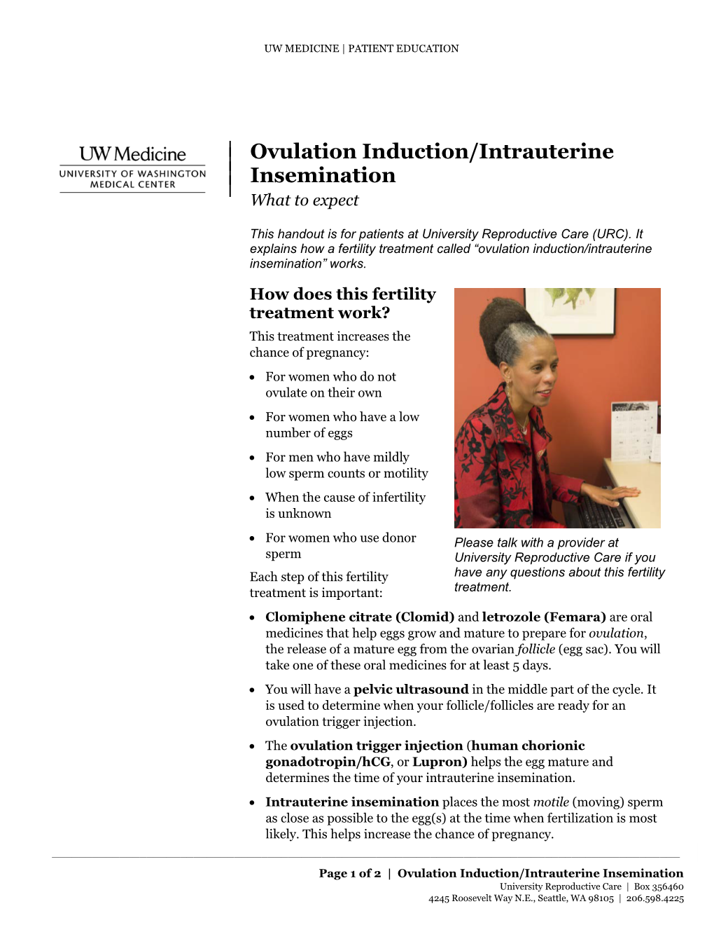Ovulation Induction/Intrauterine Insemination” Works