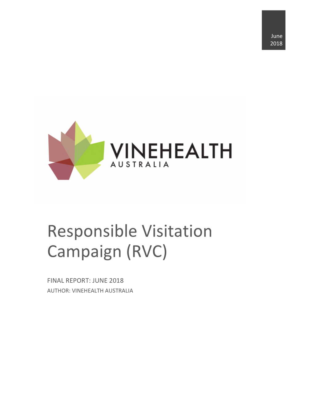 VHA RVC Final Report Website June 2018