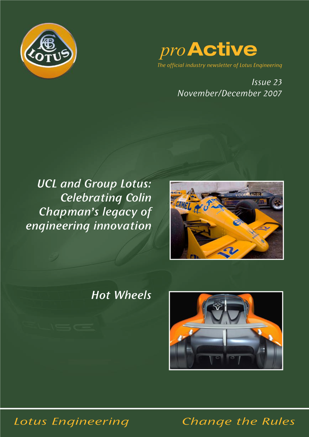 Hot Wheels UCL and Group Lotus: Celebrating Colin Chapman's Legacy of Engineering Innovation