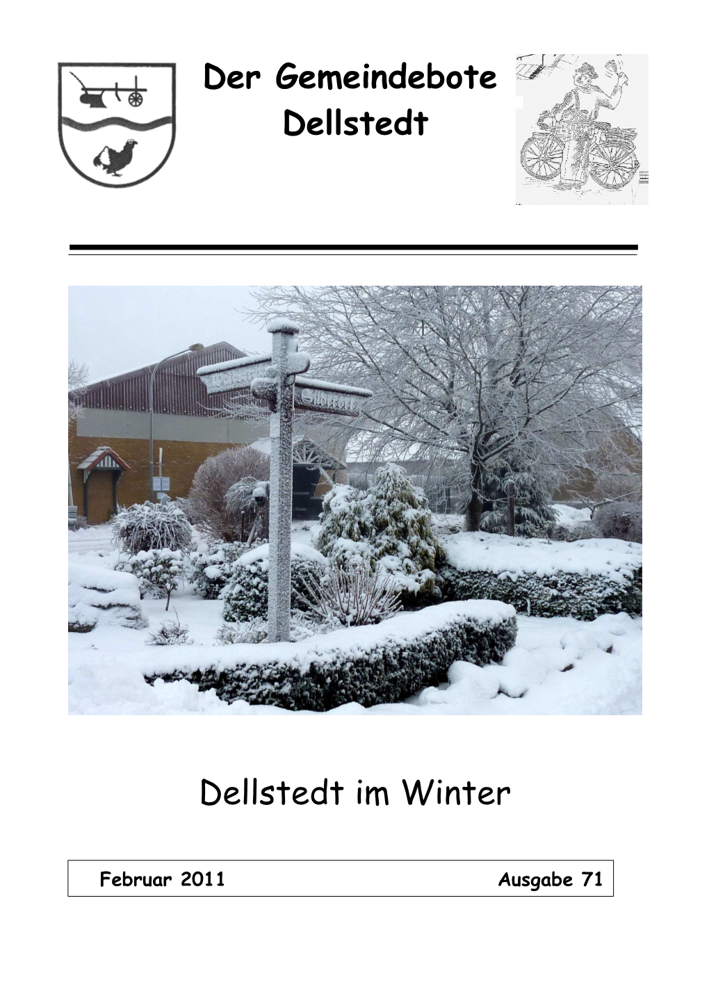 Der Gemeindebote Dellstedt Dellstedt Im Winter