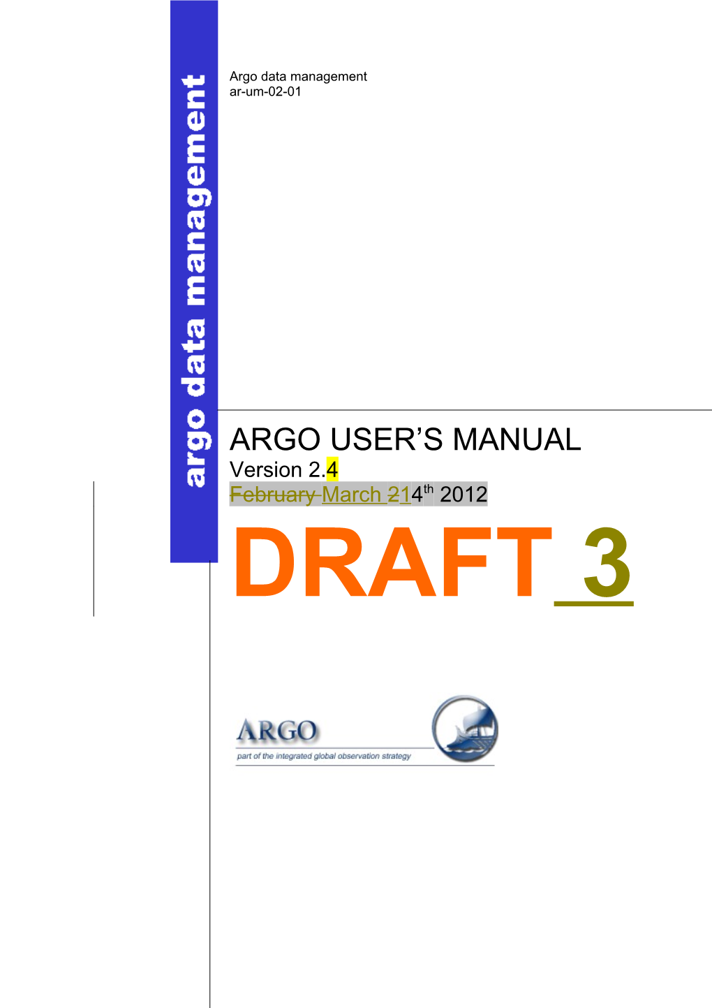 Argo Data Management s1