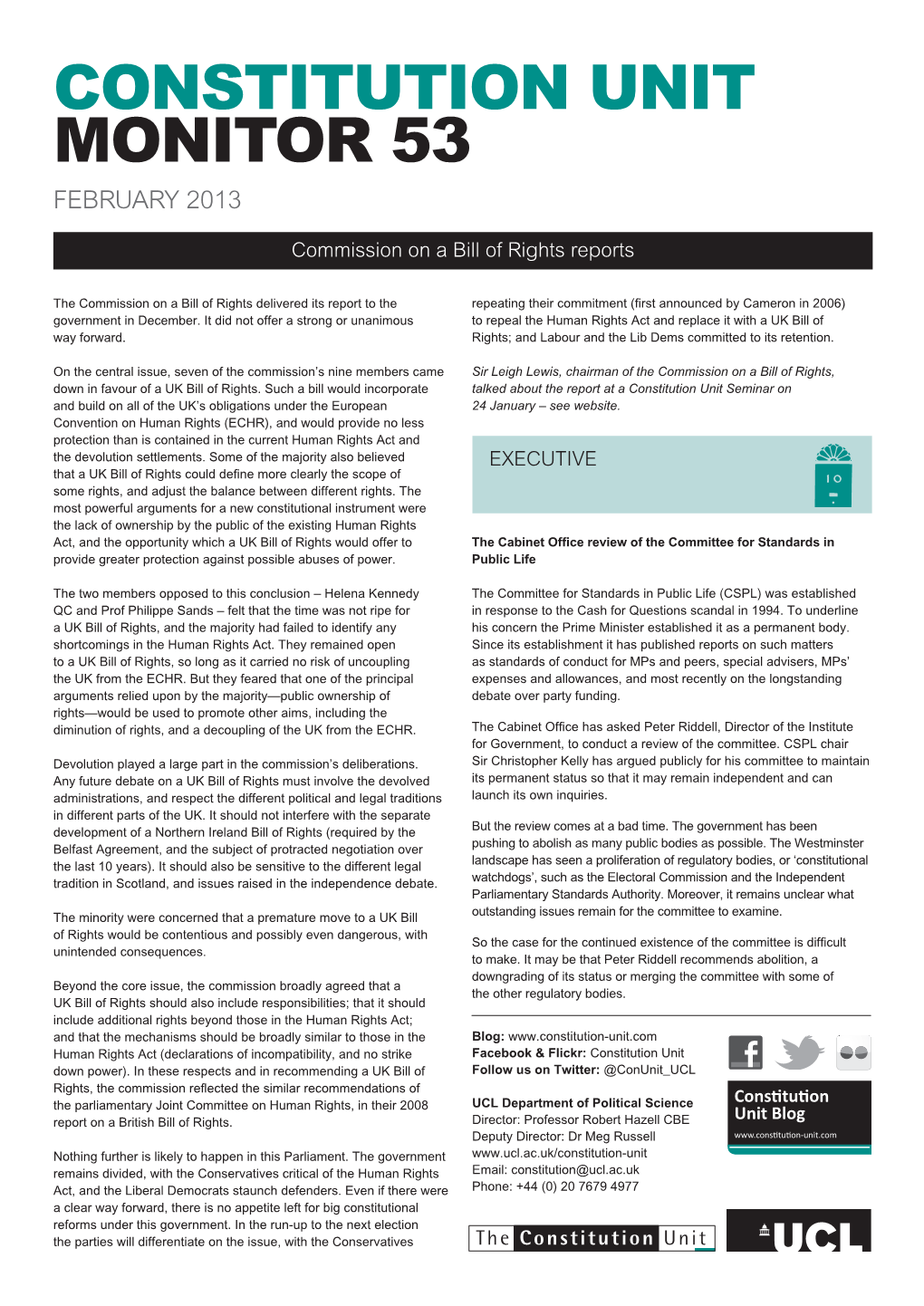 Constitution Unit Monitor 53 February 2013
