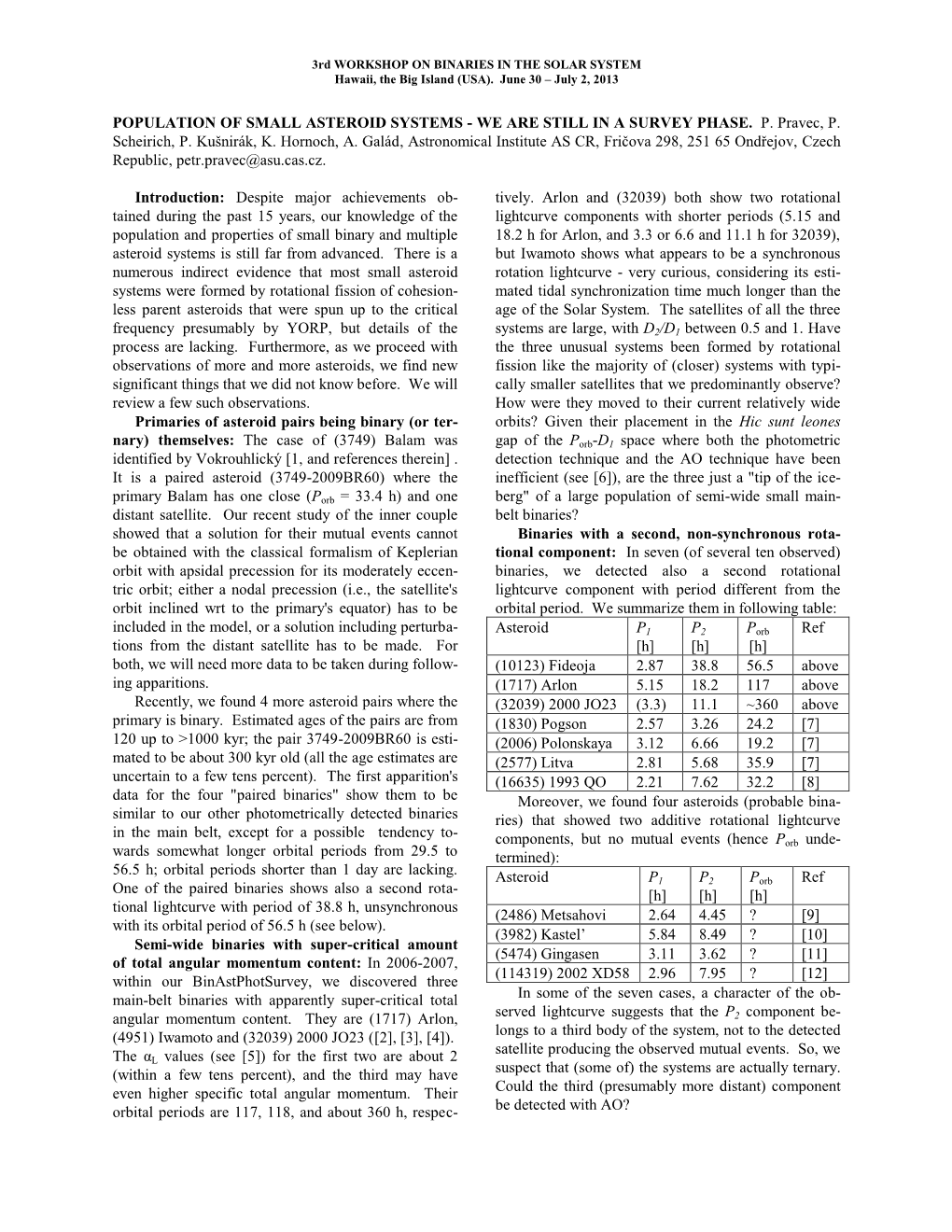 Template for Two-Page Abstracts in Word 97 (PC)