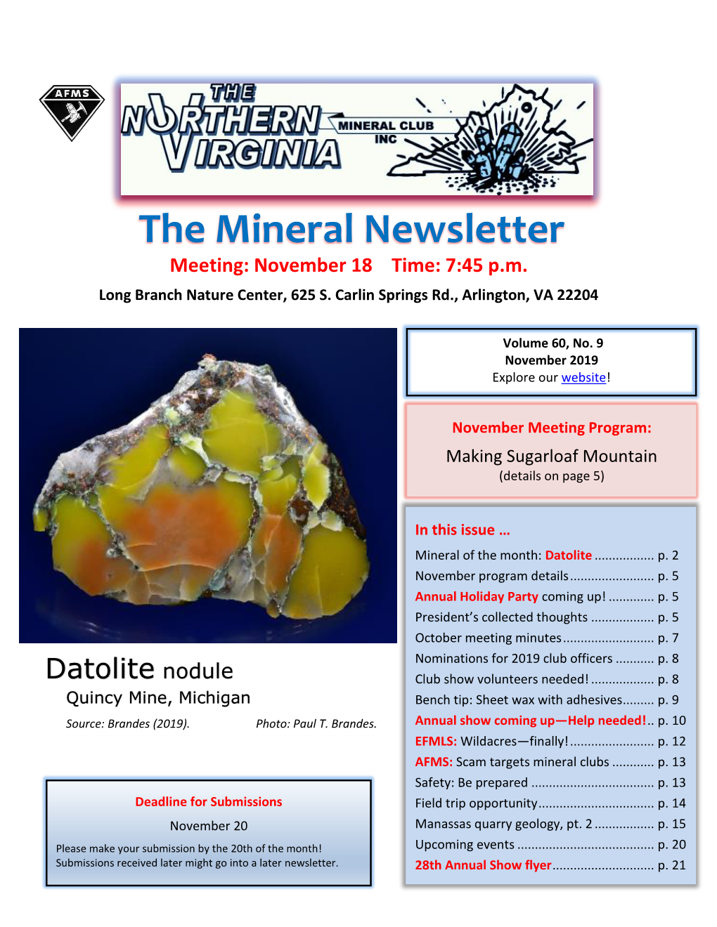 NVMC Nov 2019 Newsletter.Pdf