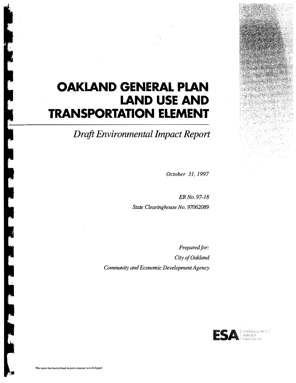 Draft Environmental Impact Report