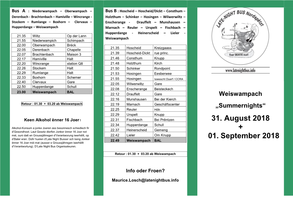 Oberwampach – Brachtenbach – Troine – Hoffelt