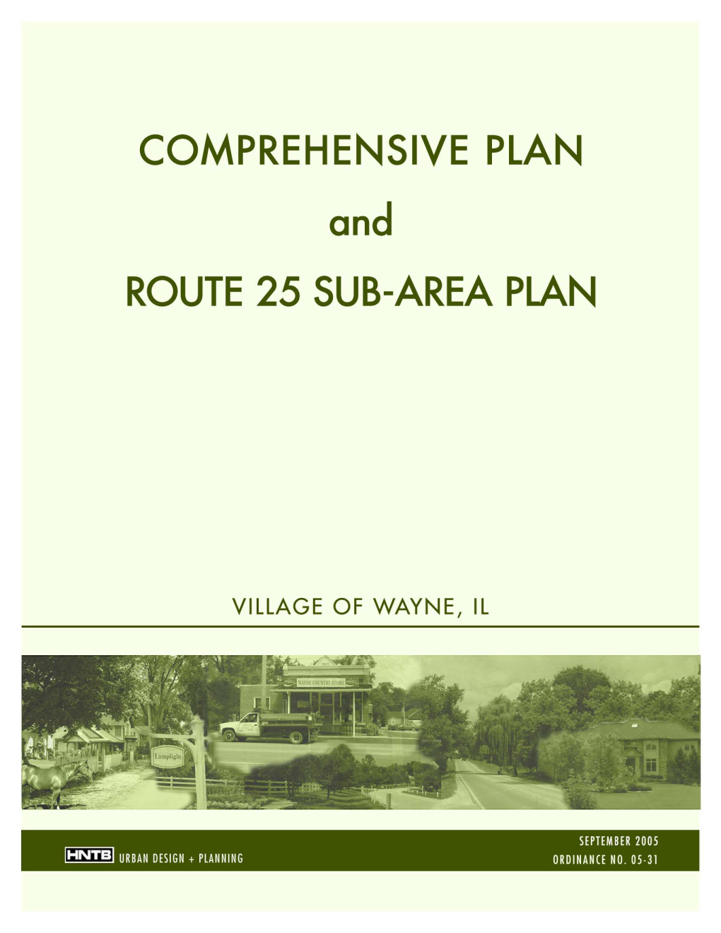 Village of Wayne Comprehensive Plan