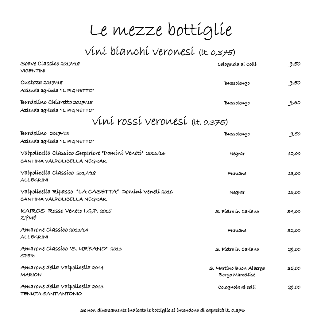 Le Mezze Bottiglie