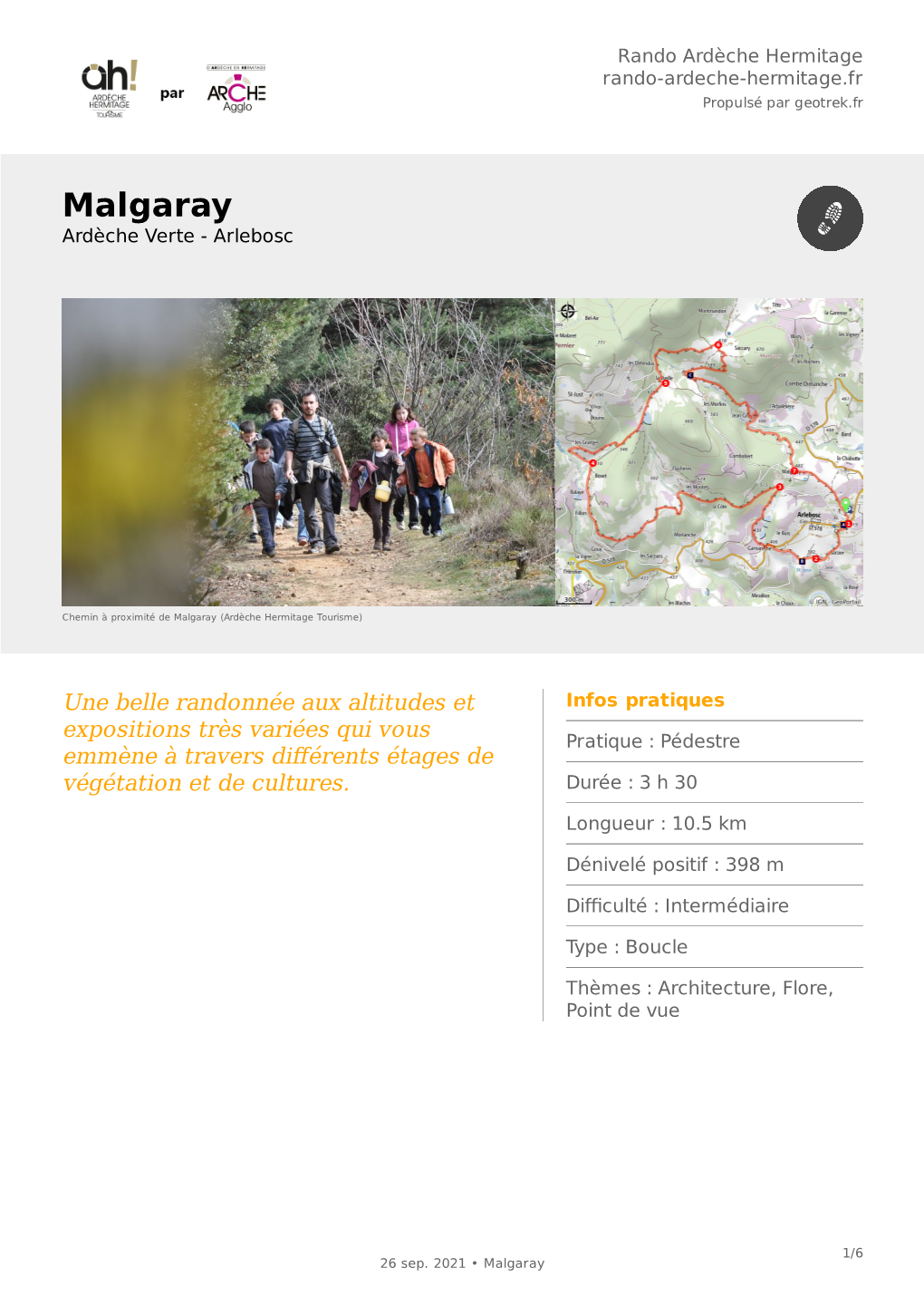 Malgaray Ardèche Verte - Arlebosc