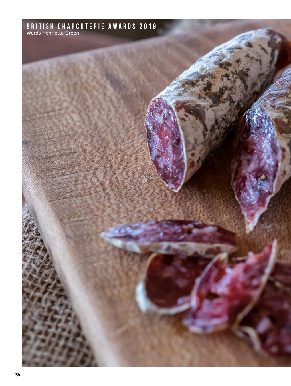 BRITISH CHARCUTERIE AWARDS 2019 Words Henrietta Green