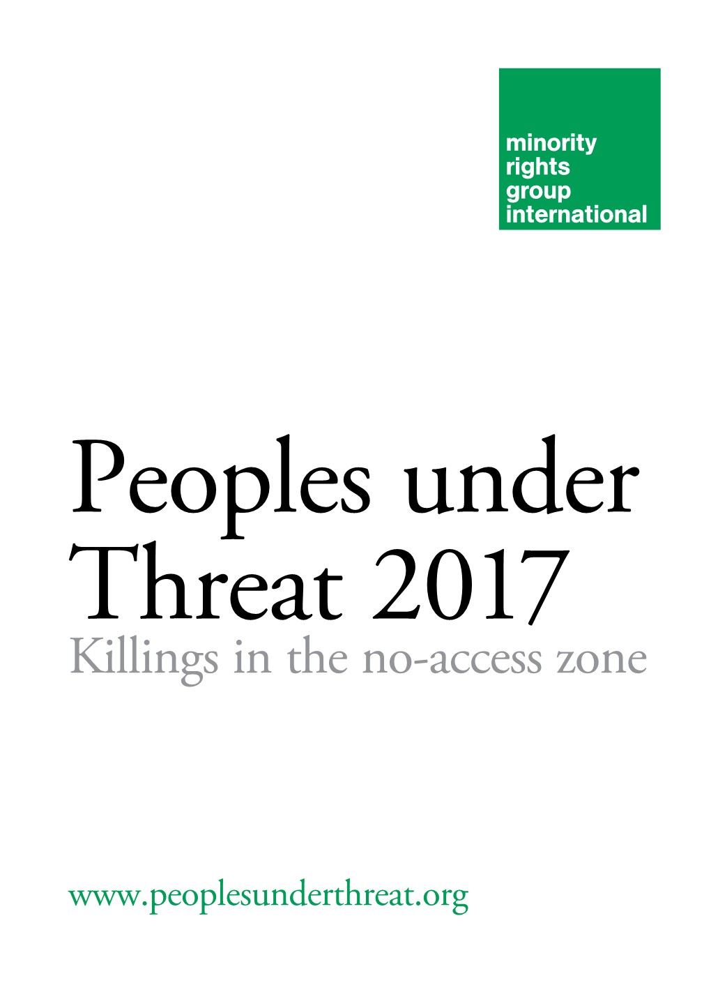 Peoples Under Threat 2017 Briefing
