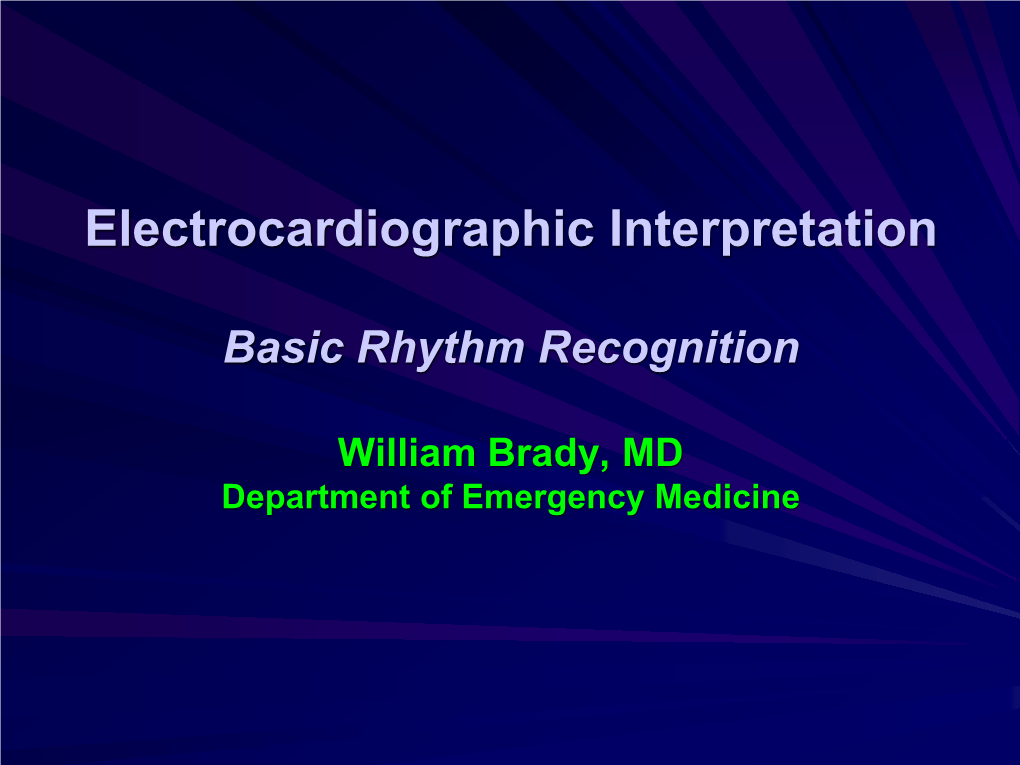 Basic Rhythm Recognition