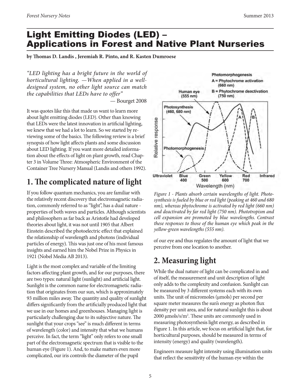 Light Emitting Diodes (LED): Applications in Forest