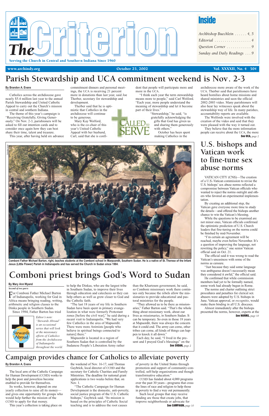 Comboni Priest Brings God's Word to Sudan