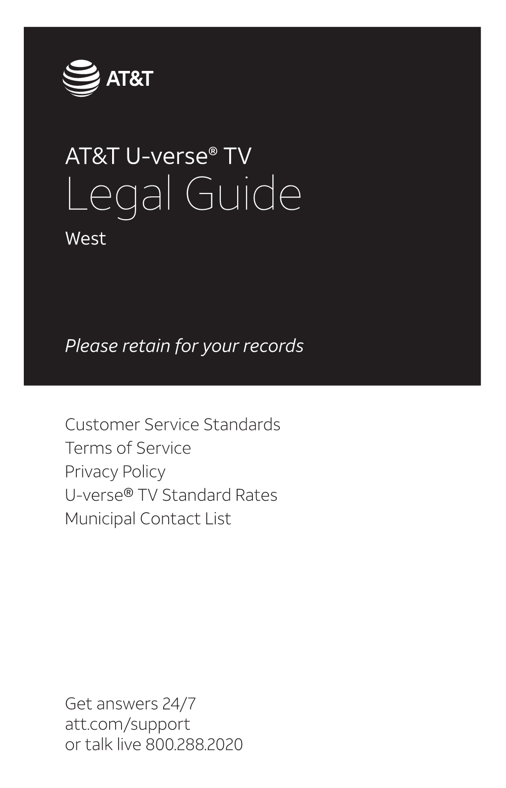 AT&T U-Verse® TV