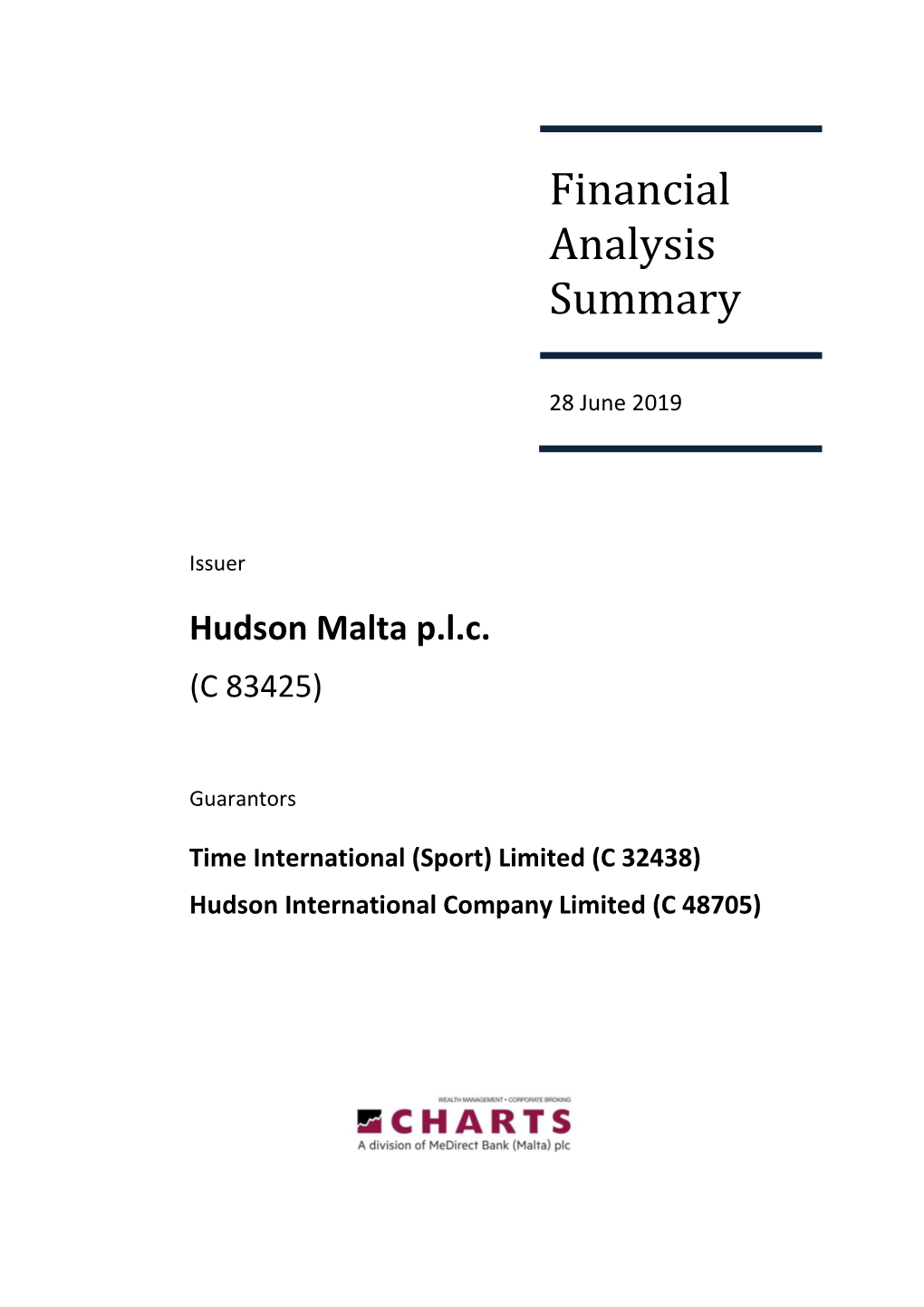 Financial Analysis Summary