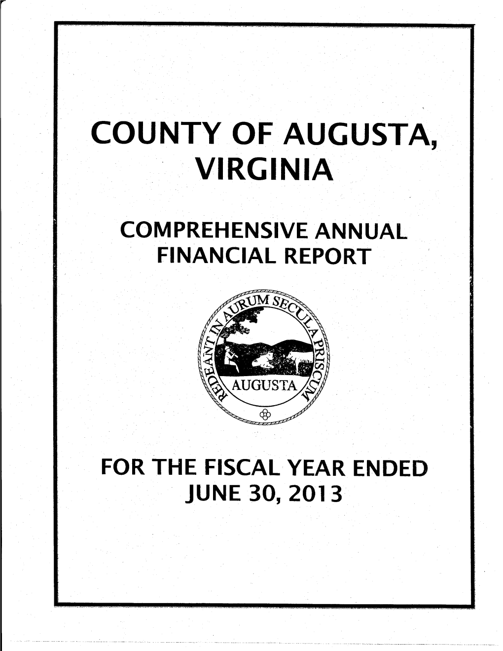 County of Augusta, · Virginia