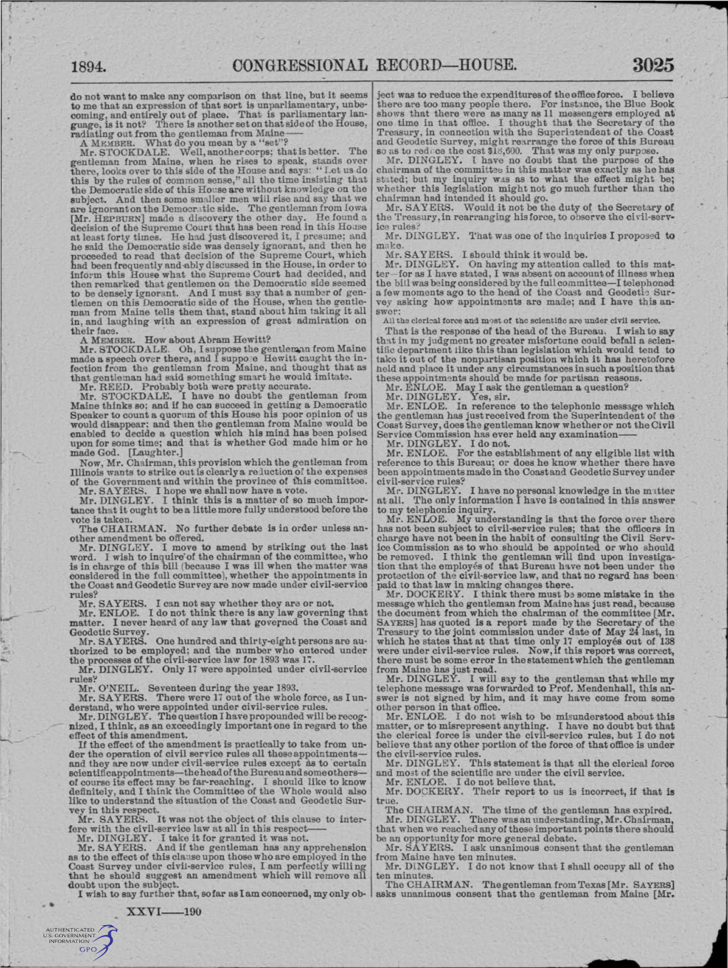 1894. Congressional Record-House. 3025