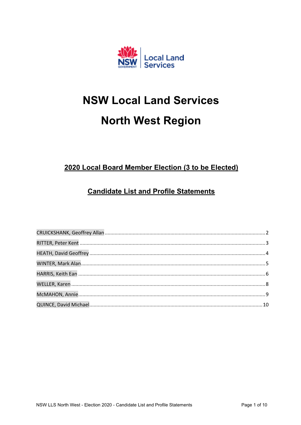 NSW Local Land Services North West Region