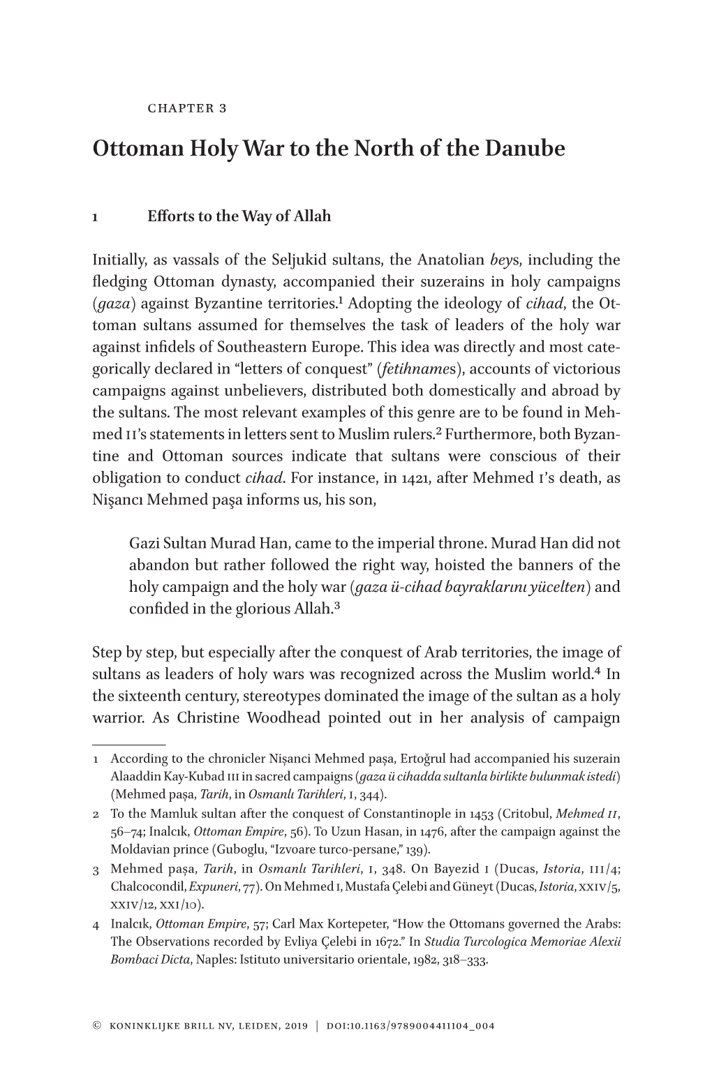 Ottoman Holy War to the North of the Danube Full Article Language: En Indien Anders: Engelse Articletitle: 0