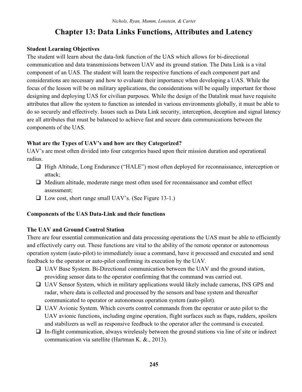 Data Links Functions, Attributes and Latency