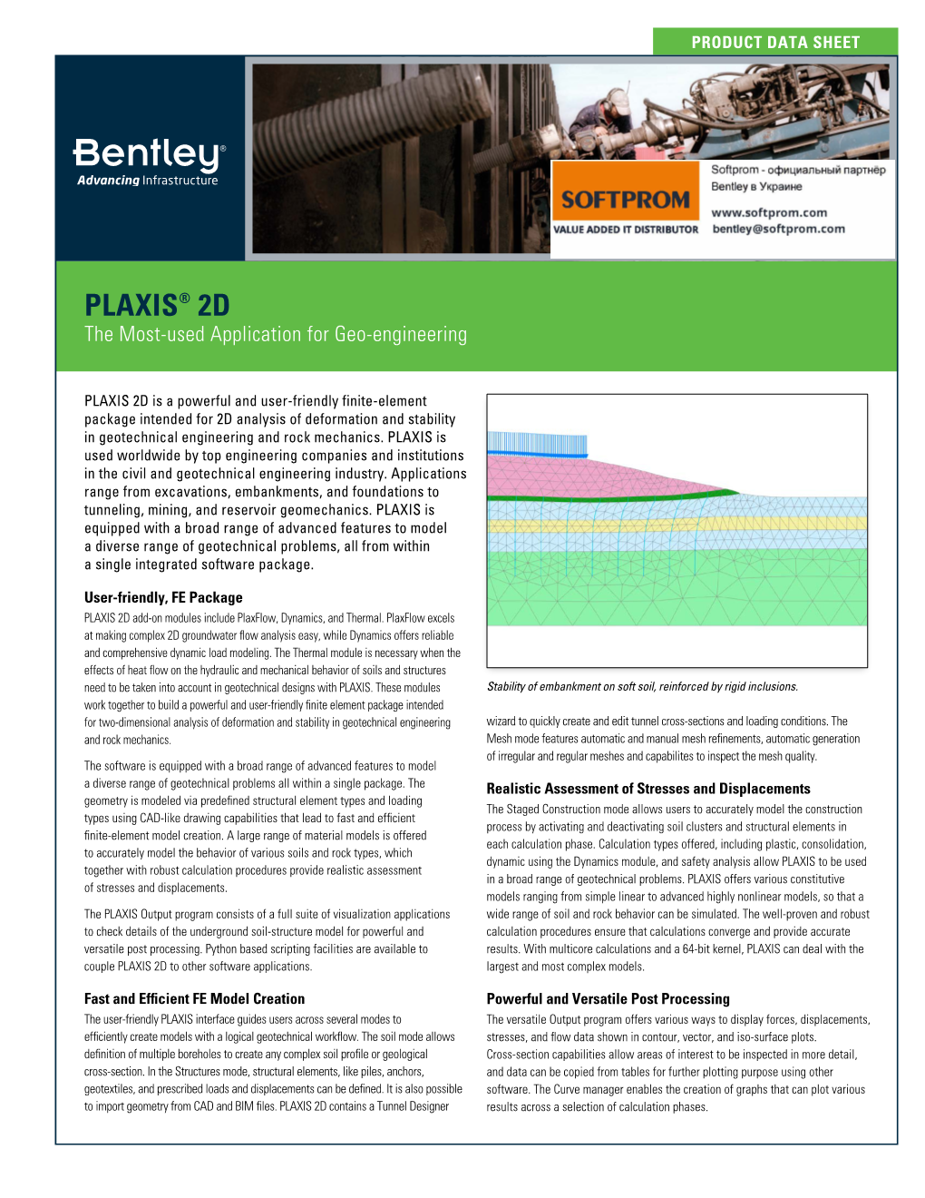 PLAXIS® 2D the Most-Used Application for Geo-Engineering