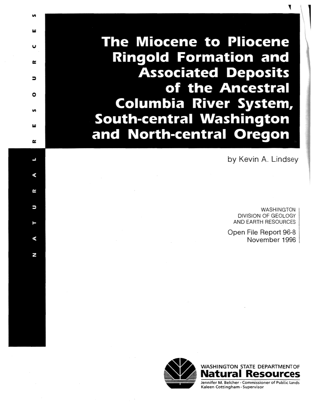 Ringold For111ation and Associated Deposits