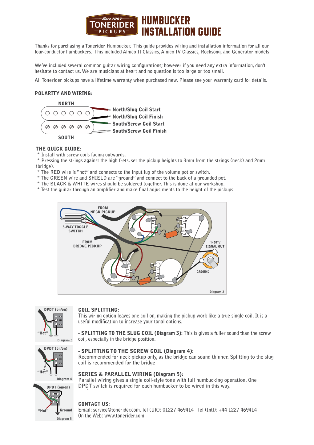 Humbucker Wiring 2014 Final A4