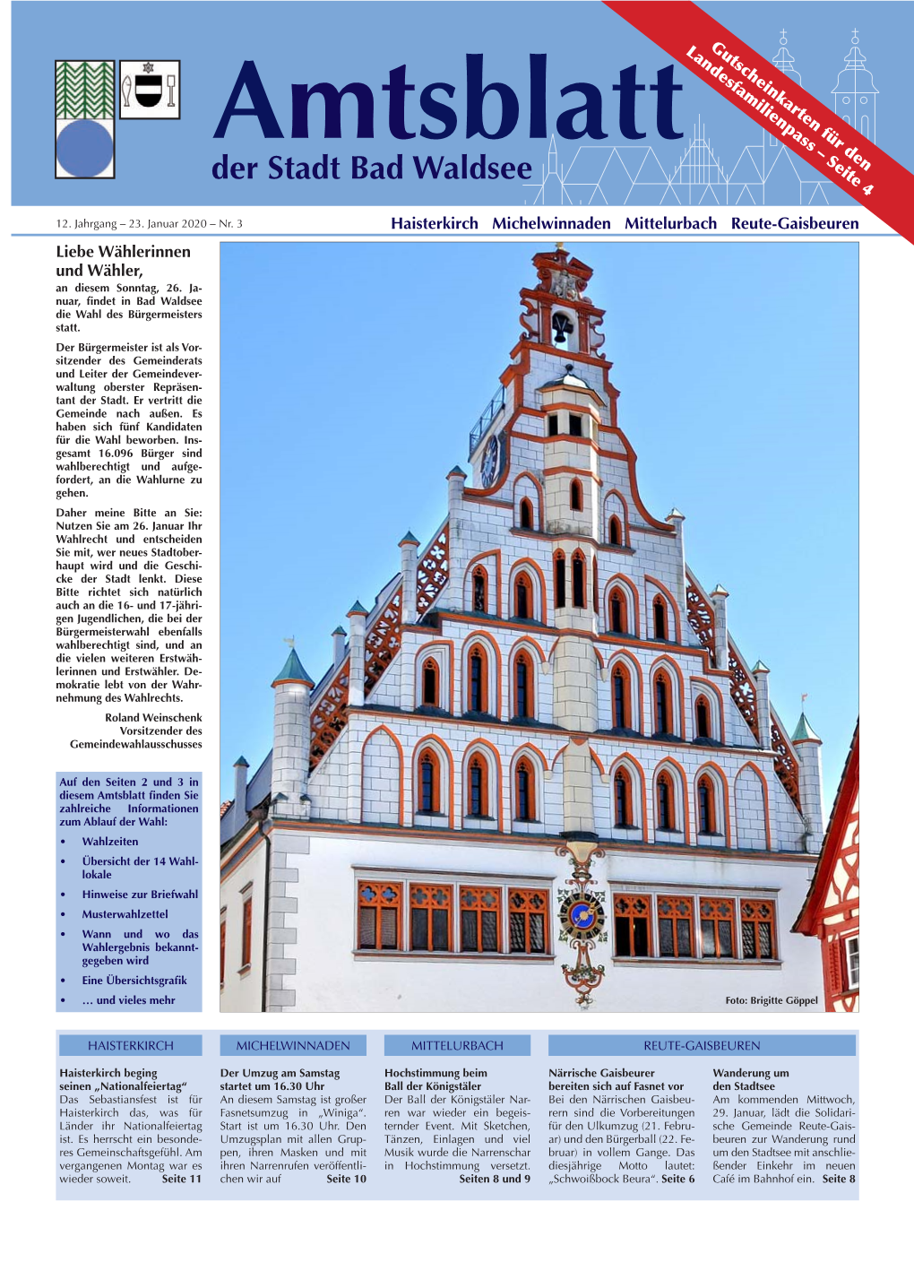 Amtsblatt Nr. 3 – 23.01.2020