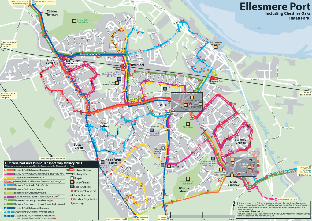 Ellesmere Port Area Map January 2011 (09.01.11